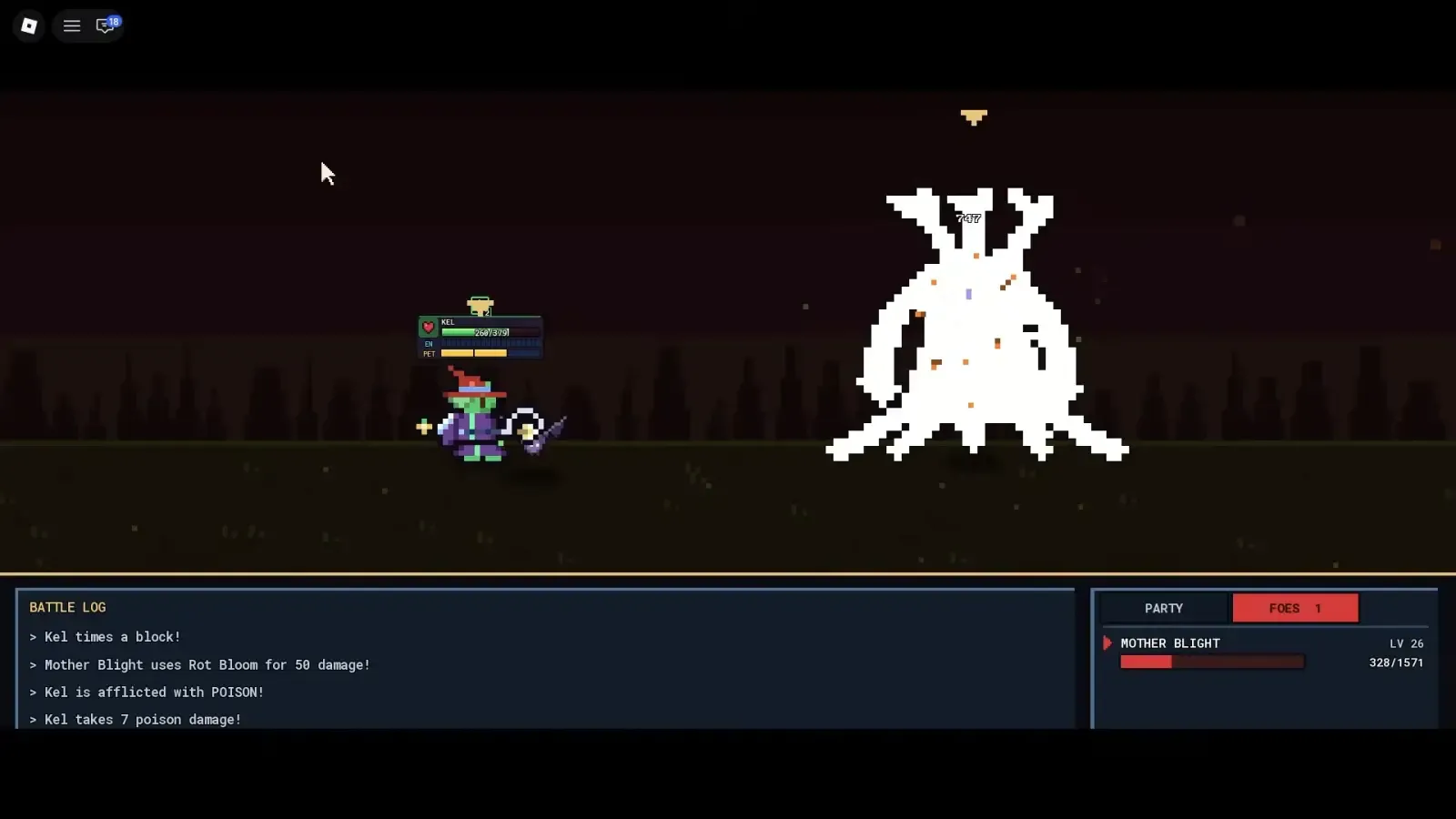 Mother Blight fight.